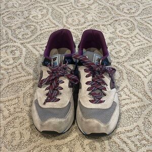 New Balance Women's Purple and Gray Sneakers 574